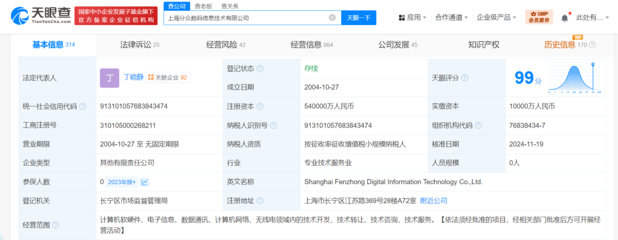 分眾數碼信息技術公司增資至54億，深化網絡技術轉讓業務布局